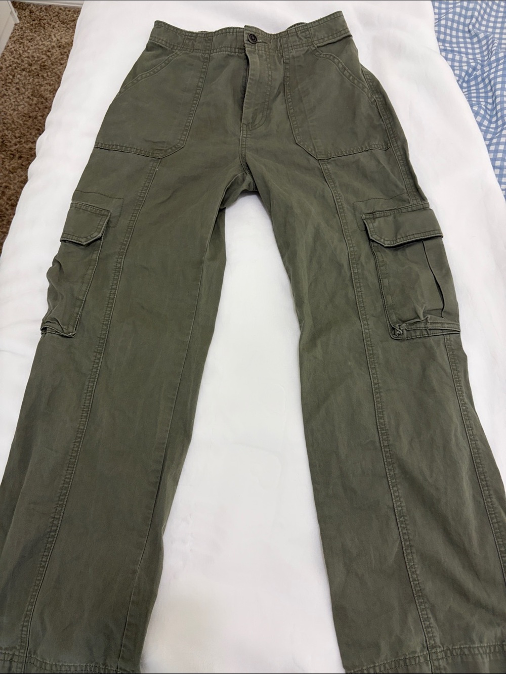Abercrombie & Fitch Olive Cargo pants women’s